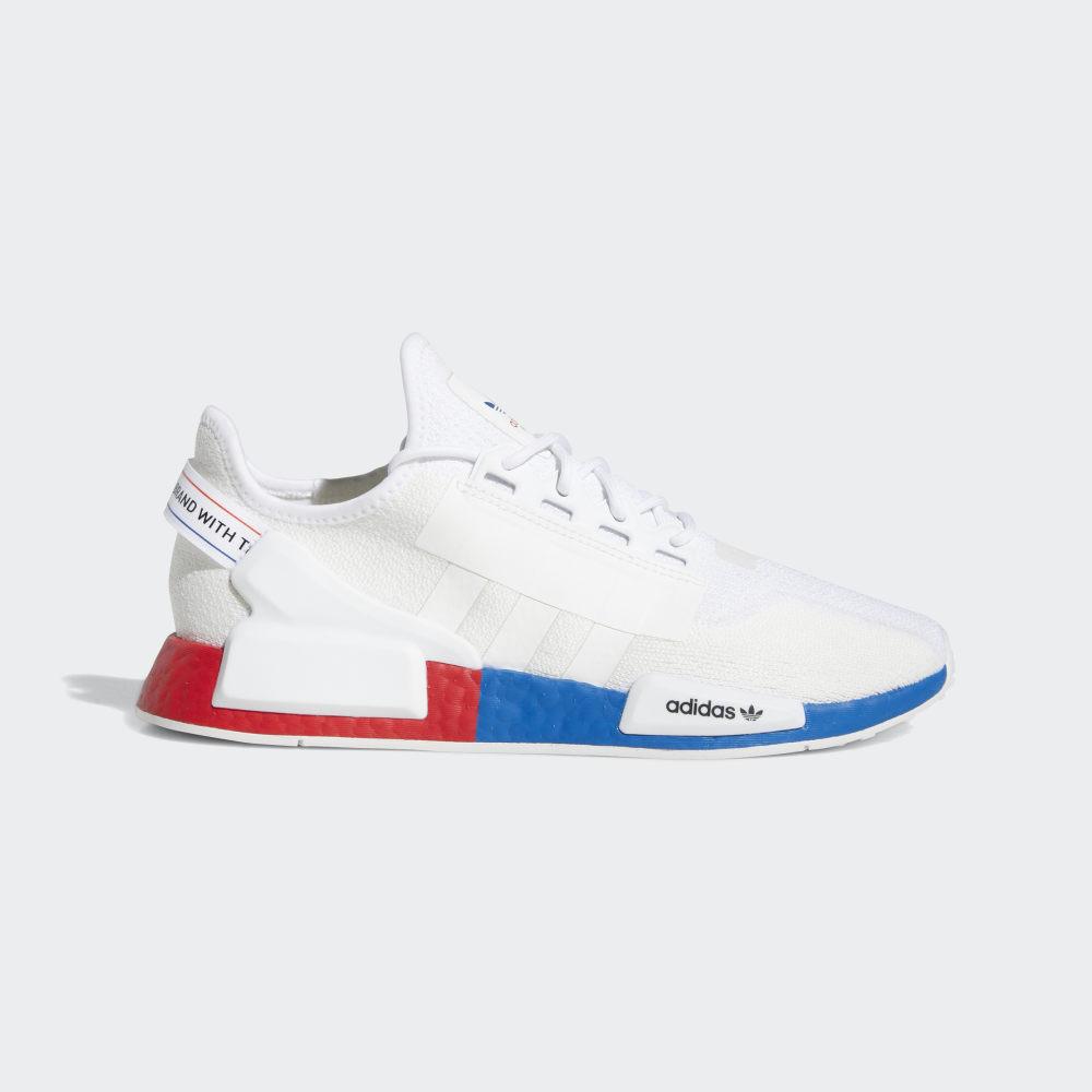 Originals Adidas NMD_R1 V2 Barbati Romania - Albi/Rosii FX4148